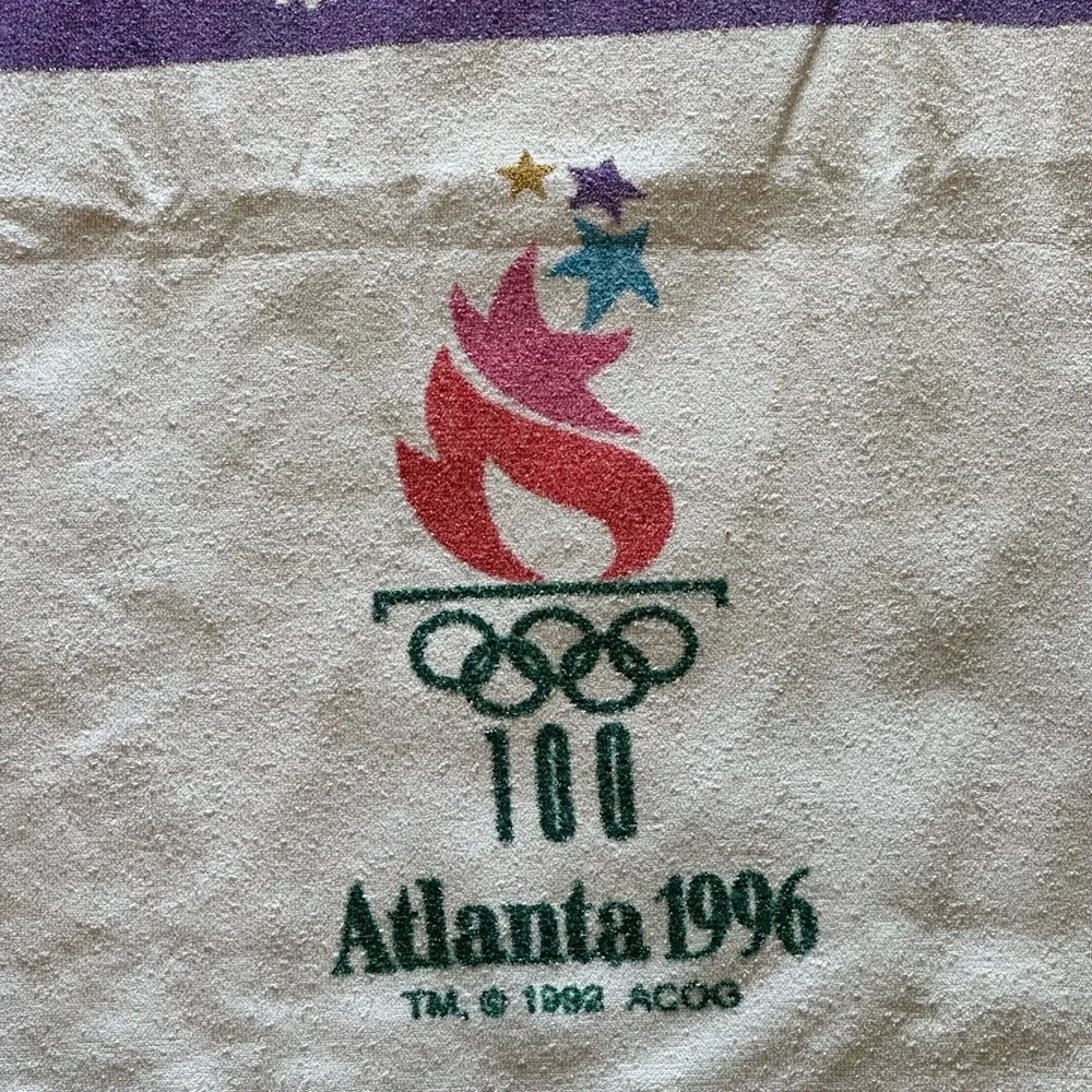 Cannon Olympic Games Collection 52”x30” 1996‎ Atlanta Olympics Gymnastics Towel